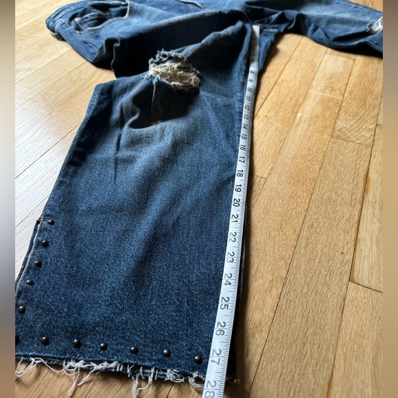 NWOT Studded Straight High-Rise Jean - Picture 13 of 13